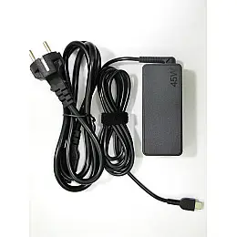 Блок живлення Lenovo 20V-2.25A, 5V-2A, 12V-3A, 15V-3A, 45W type-c, чорний + мережевий кабель живлення (R6642)