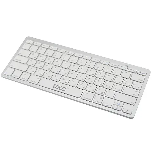 Беспроводная клавиатура UKC BK3001 Bluetooth Silver (np2_7474)