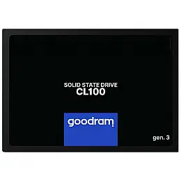 Накопичувач SSD  960GB GOODRAM CL100 GEN.3 2.5" SATAIII 3D TLC (SSDPR-CL100-960-G3)