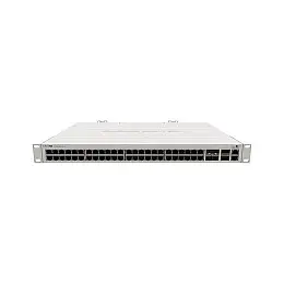 Комутатор MikroTik CRS354-48P-4S+2Q+RM (48xGE PoE+, 4xSFP+, 2xQSFP+, 750W макс, L3)