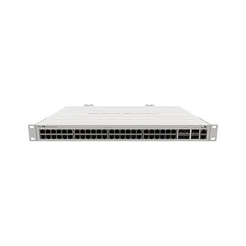 Комутатор MikroTik CRS354-48P-4S+2Q+RM (48xGE PoE+, 4xSFP+, 2xQSFP+, 750W макс, L3)
