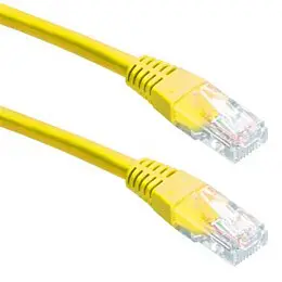 Патч-корд UTP Cablexpert PP12-1.5M/Y литой 50u" штекер с защелкой 1.5 м желтый