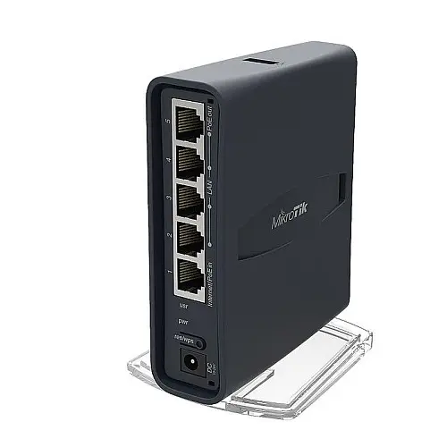 Бездротовий маршрутизатор Mikrotik hAP AC Lite RB952Ui-5ac2nD-TC (AC, 650MHz/64Mb, 5xFE, 2 dBi, Tower Case)
