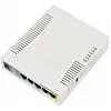 Бездротовий маршрутизатор MikroTik RB951Ui-2HND (N300, 600MHz/128Mb, 5х100Мбіт, 1хUSB, 1000mW, PoE in, PoE out, антена 2,5 дБі)