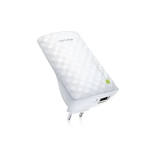 Точка доступу TP-Link RE200 (AC750, 100мВт, внутрішні антени, підсилювач бездротового сигналу, 1 порт RJ-45)