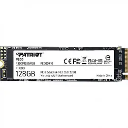 Накопичувач SSD 128GB Patriot P300 M.2 2280 PCIe NVMe 3.0 x4 TLC (P300P128GM28)