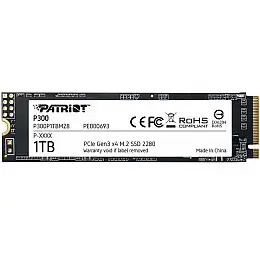 Накопичувач SSD 1TB Patriot P300 M.2 2280 PCIe NVMe 3.0 x4 TLC (P300P1TBM28)