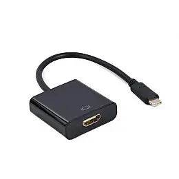 Адаптер Cablexpert USB Type-C HDMI M/F Black (A-CM-HDMIF-04)