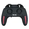 Бездротовий геймпад триггер з вентилятором XO H10 Dual Fan Charging на 2500 mAh Чорний
