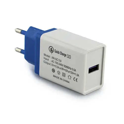 Сетевий зарядний пристрій адаптер Fast Charge QC3.0 1-USB AR