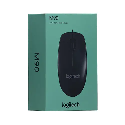 Провідна оптична мишка Logitech M90 USB 1000DPI 1.8 м Чорний