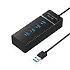USB-хаб XON SmartHub Lite 4хUSB3.0 Черный (UHALP040043B 4972)