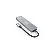 USB-хаб XON SmartHub 6 в 1 SD/TF + Type-C + USB3.0 + 2хUSB2.0 Серый (UHCHP062322G 5139)