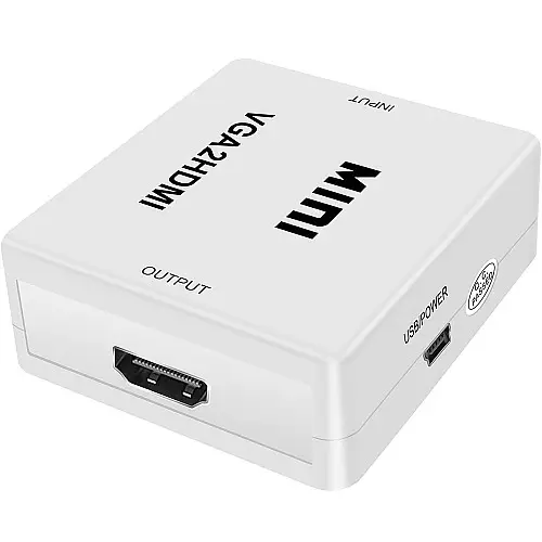 Конвертер відеосигналу з аналогового VGA на цифровий HDMI порт Addap VGA2HDMI-01 (0305)