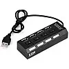 USB-хаб XON SmartHub Switch 4хUSB2.0 Чорний (UHASP040042B 5016)