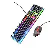 Игровой набор клавиатура + мышь Hoco GM18 с RGB подсветкой