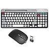 Комплект беспроводной клавиатура с мышью RIAS ZYG-806 Grey-Black