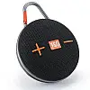 Портативна акумуляторна Bluetooth колонка з карабіном T&G TG-648 FM Radio AUX micro-SD USB 5W Чорна