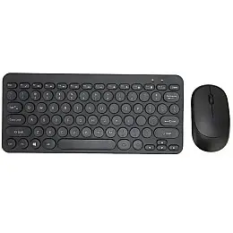 Бездротова клавіатура і миша набір 2в1 CNV Wireless 902 8887 Black