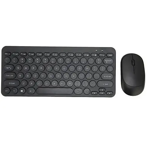 Бездротова клавіатура і миша набір 2в1 CNV Wireless 902 8887 Black