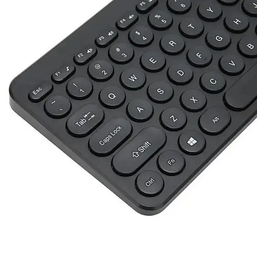 Бездротова клавіатура і миша набір 2в1 CNV Wireless 902 8887 Black