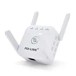 Ретранслятор Wi-Fi Pix-Link LV-AC24 Білий | Репітер підсилювач сигналу (16164-hbr)