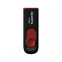 Флеш пам'ять ADATA USB 2.0 C008 16Gb Чорний/Червоний
