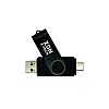 Флеш-накопитель XON FlashDrive DuoConnect 128GB USB 3.0 + USB Type-C Black (FX3DR128PB 7546)