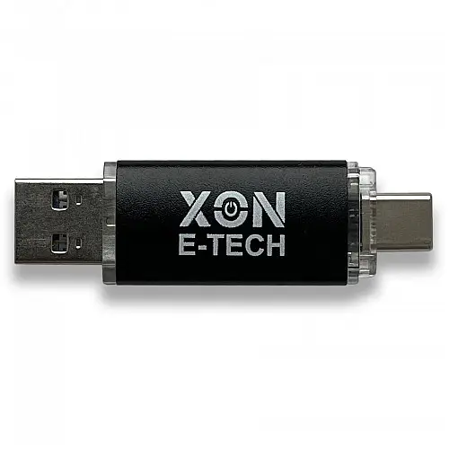 Флеш-накопитель XON FlashDrive DuoConnect 256GB USB 3.0 + USB Type-C Black (FX3DX256MB 7584)