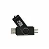 Флеш-накопитель XON FlashDrive MultiConnect 128GB USB 3.0 + USB Type-C + MicroUSB Черный (FX3M128PB 7652)
