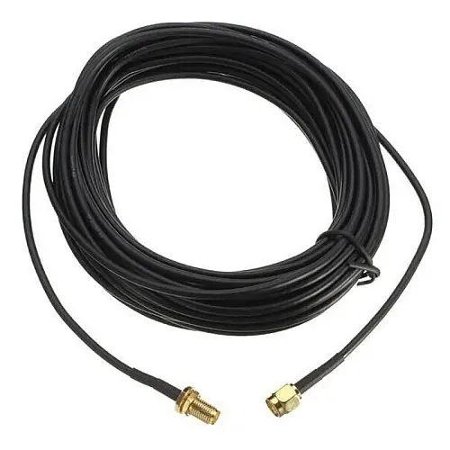 Антений кабель - подовжувач з SMA роз'ємами Unitoptek RP-SMA-10 10 м (101034)