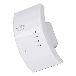 Ретранслятор Wi-Fi сигналу RIAS WF-05 802.11N/B/G 300 Mbps 2.4 GHz Білий