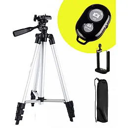 Штатив TRIPOD 3110 для Телефона Камери Фотоапарата з Bluetooth Кнопкою 102см