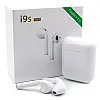 Бездротові блютуз навушники i9s TWS з боксом для зарядки White (au063-hbr)