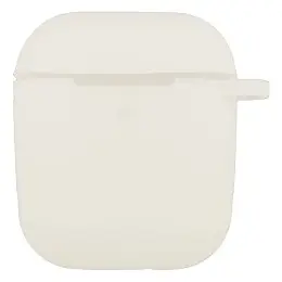Футляр для навушників Airpods 1/2 з замком Білий