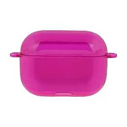Футляр для навушників Airpods Pro Neon Color 8, Яскраво-рожевий