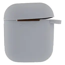 Футляр для навушників Apple AirPods 1/2 з замком Світло-Сірий
