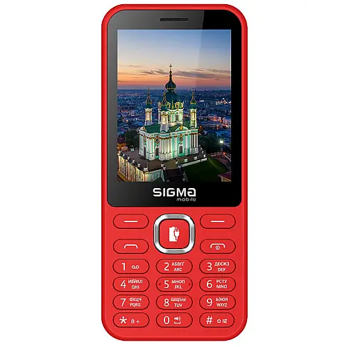 Мобільний телефон Sigma mobile X-style 31 Power Type-C Dual Sim Червоний