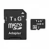 Карта пам'яті з адаптером T&G Micro SDHC 16gb UHS-1 Class 10 Чорний
