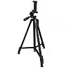 Штатив для камери та телефону TRIPOD 380A 0.5 м -1.35 м Чорний