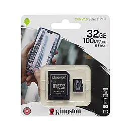 Карта пам'яті з адаптером MicroSDHC King UHS-1 32gb Class 10 Чорний