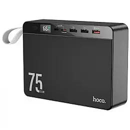 УМБ 75000 mAh Power Bank HOCO Overlord J94 Type-C 3USB QC Чорний