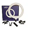 Лампа кільцева світлодіодна OPT-TOP Led-YQ-460B з 3 тримачами для телефону пультом 45 см (1756375330)