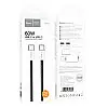 Кабель для зарядки Hoco X104 Source Type-C to Type-C 60W 20V/3A 2 м Чорний