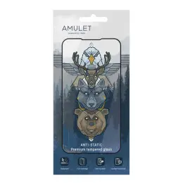 Захисне скло Amulet 2.5D HD Антистатичне iPhone 7 Plus/iPhone 8 Plus Чорне