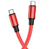 Кабель передачі даних Borofone BX82 Bountiful Type-C to Type-C 1 м 60W 20V / 3A Червоний