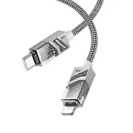Кабель для зарядки та обміну даними Borofone BU42 Octavia PD27W Type-C to Lightning 1.2 м Сірий