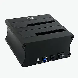 Док-станция XON MemoryDock для двух 2.5"/3.5" SATA HDD/SSD USB 3.0 Черный (XMD1A12SA2PB 6518)