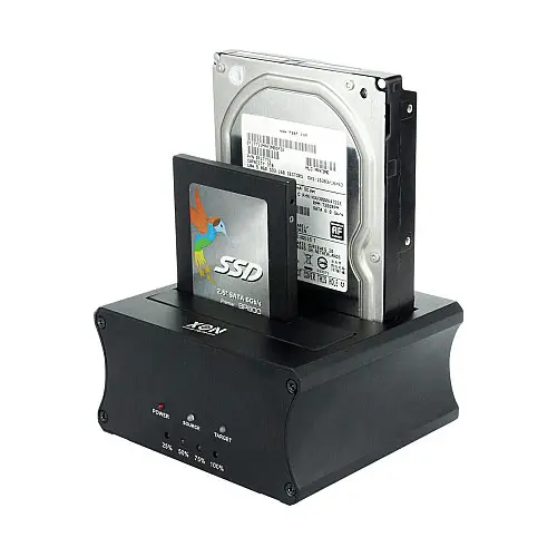 Док-станция XON MemoryDock для двух 2.5"/3.5" SATA HDD/SSD USB 3.0 Черный (XMD1A12SA2PB 6518)