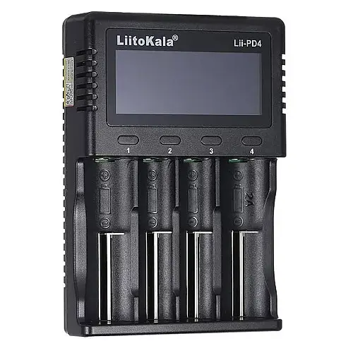 Зарядний пристрій LiitoKala Lii-PD4 для 4-х акумуляторів Li-Ion/LiFePO4/Ni-Mh